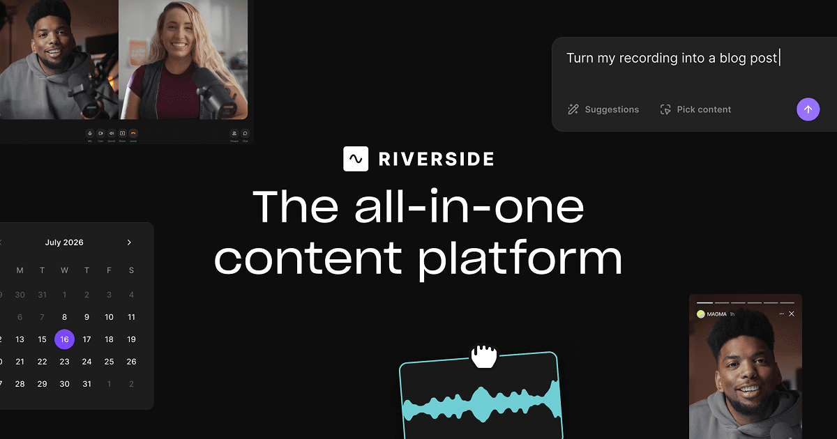 Riversideの公式紹介画像